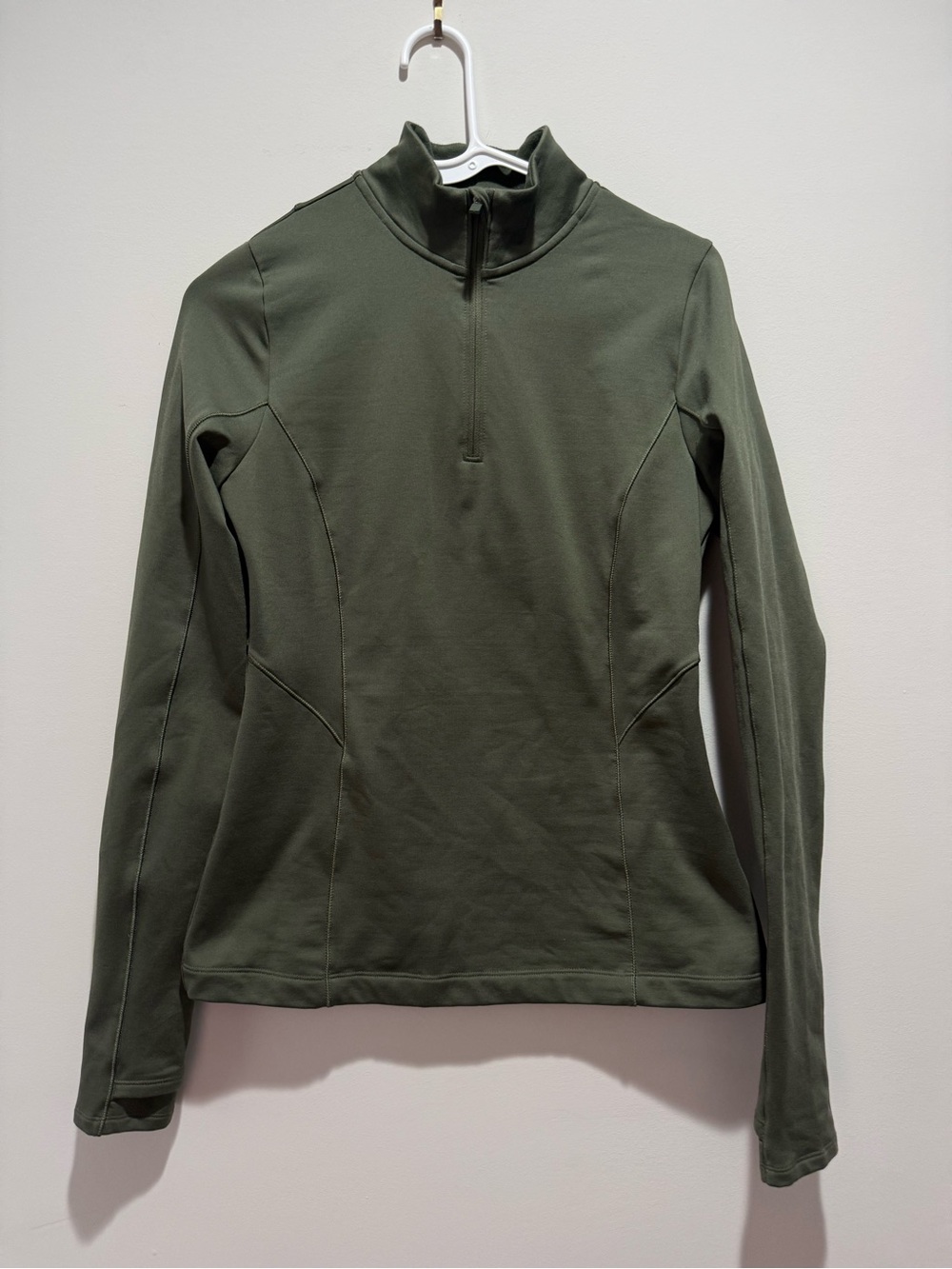 CALIA by Carrie Underwood Olive Green Quarter-Zip Pullover